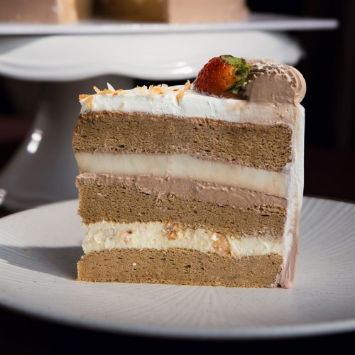 Coconut Latte Cake Slice